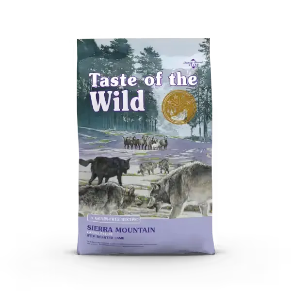 Taste of the Wild Sierra Mountain Canine Recipe Grain Free Dry Dog Food - Roasted Lamb