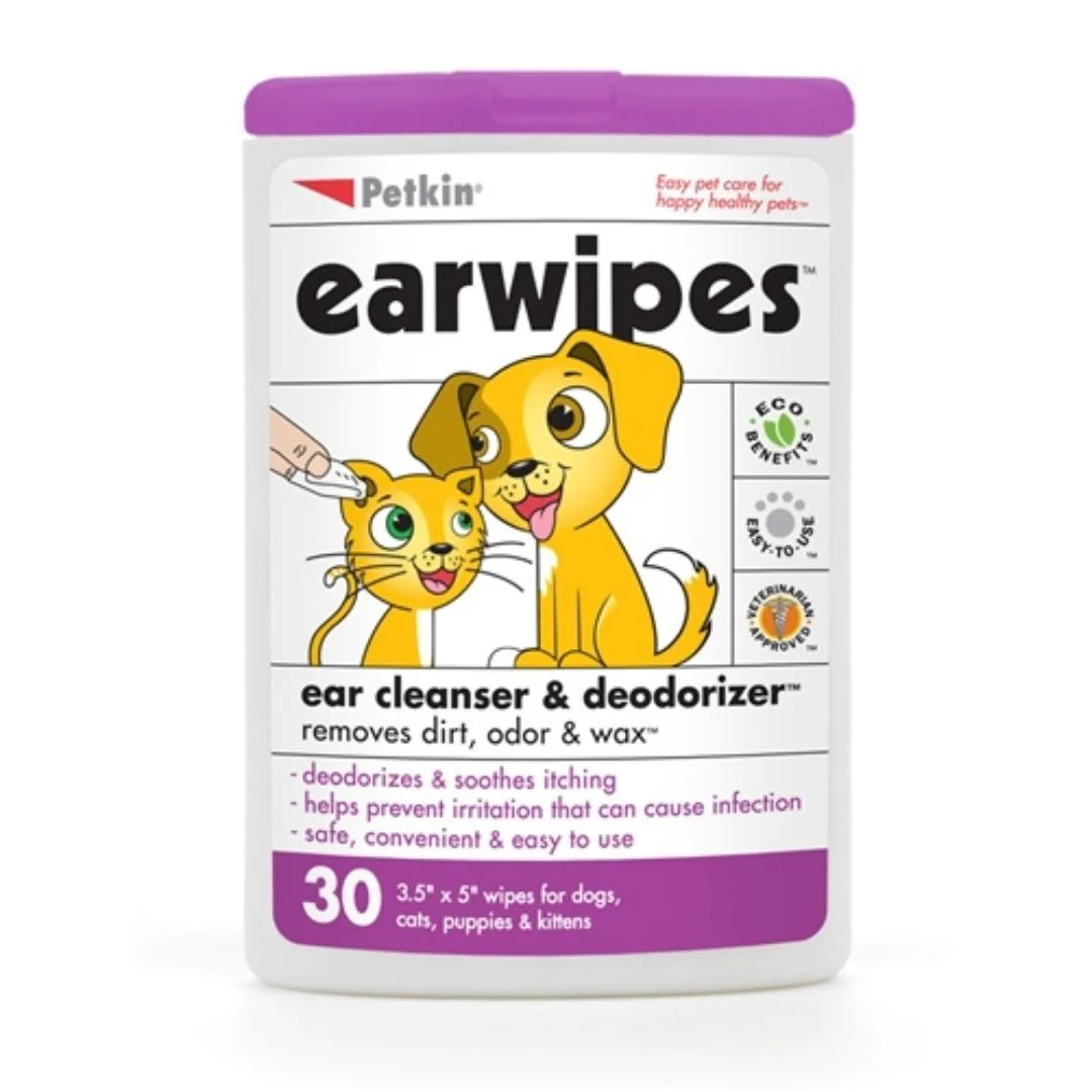 Petkin Ear Wipes 30 Wipes