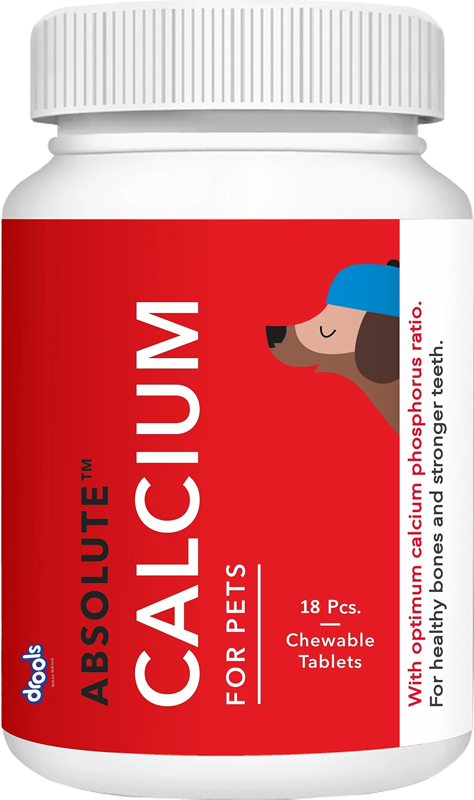 Drools Absolute Calcium Tablet for Pets 18 Pieces
