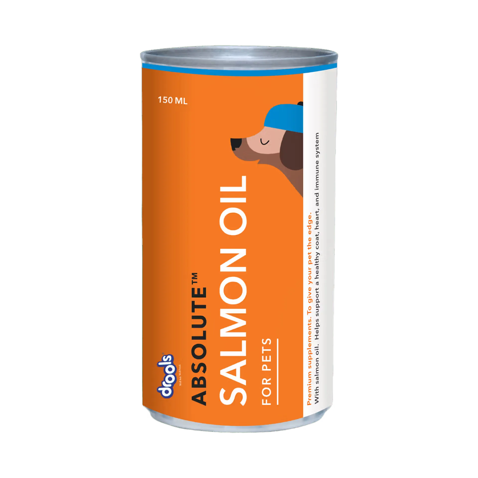 Drools Absolute Salmon Oil Syrup Supplement for Dogs