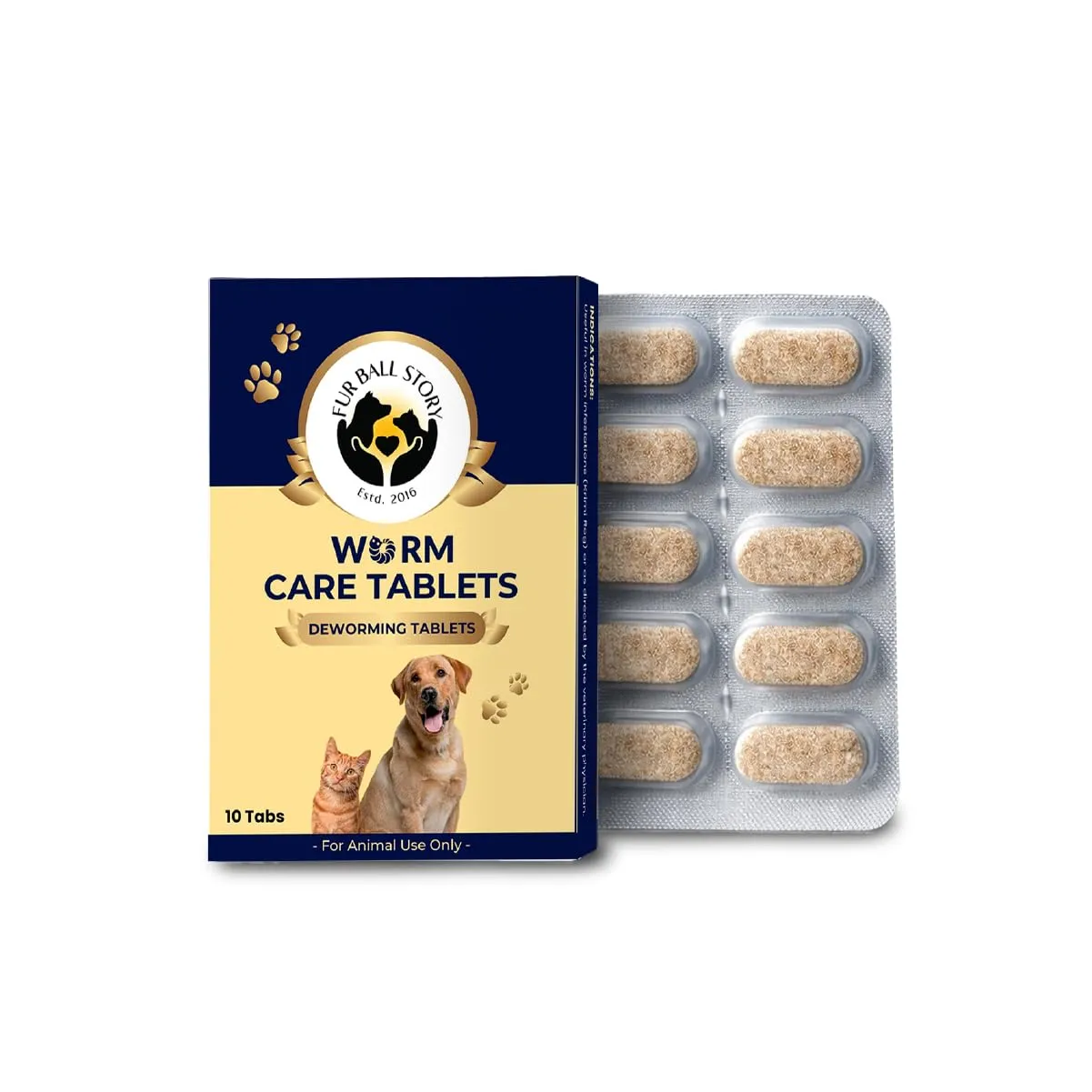 Furball Story Worm Care Tablet