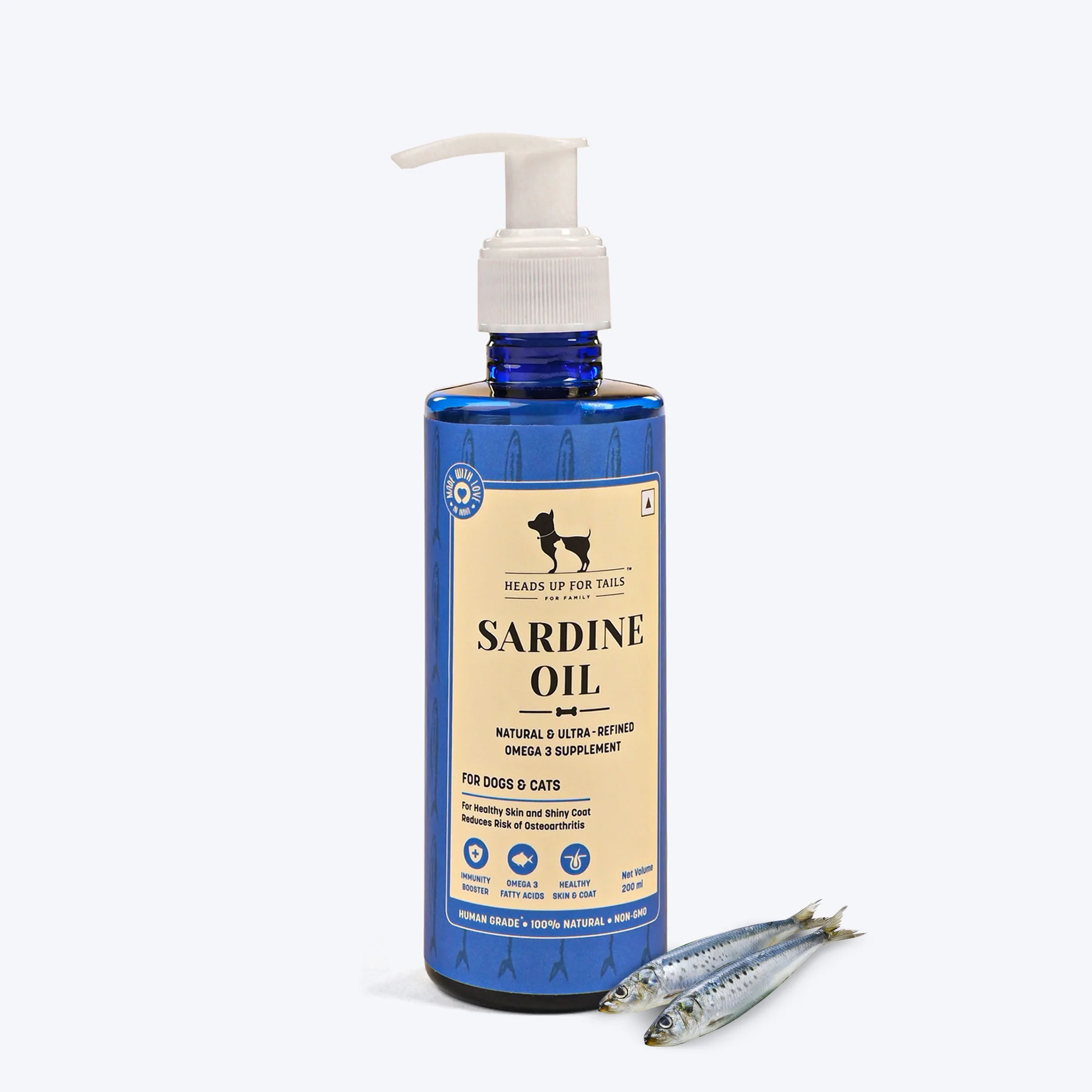 Heads Up For Tails Sardine Oil
