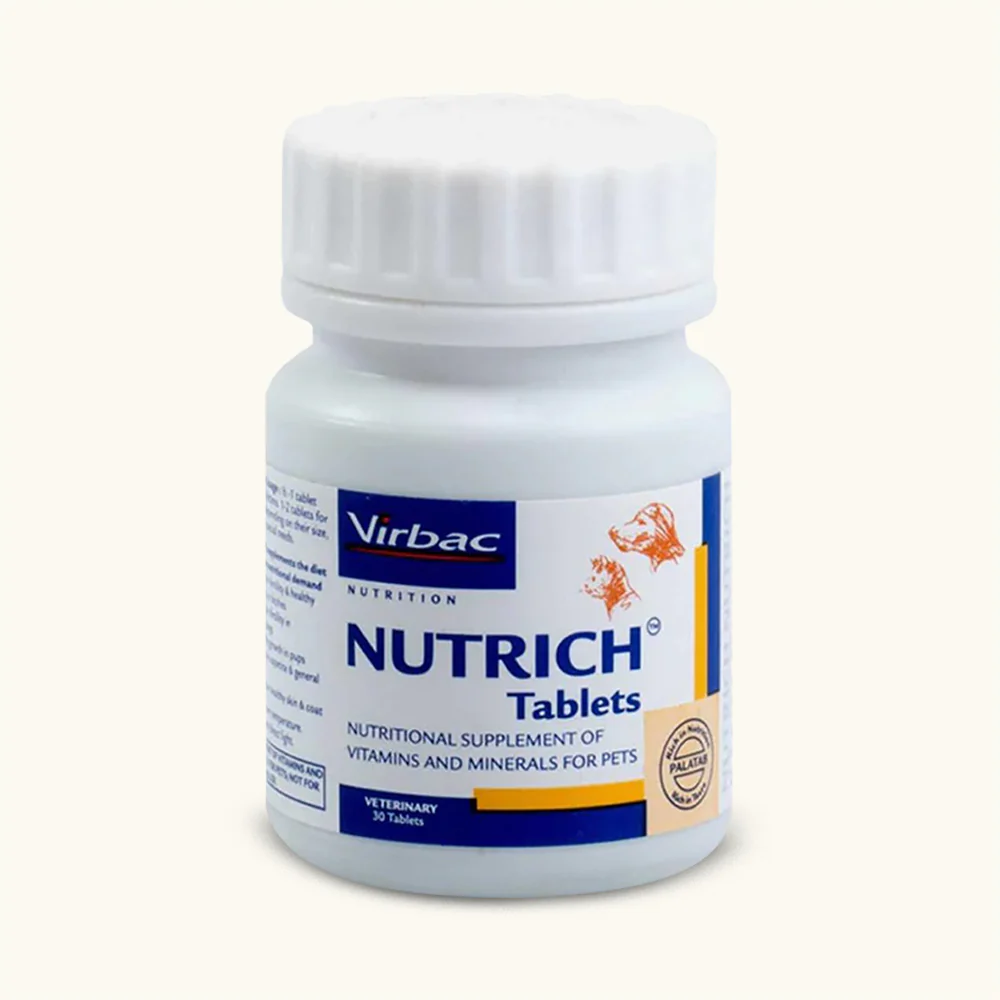 Virbac Nutrich Tablets 30 Tablets