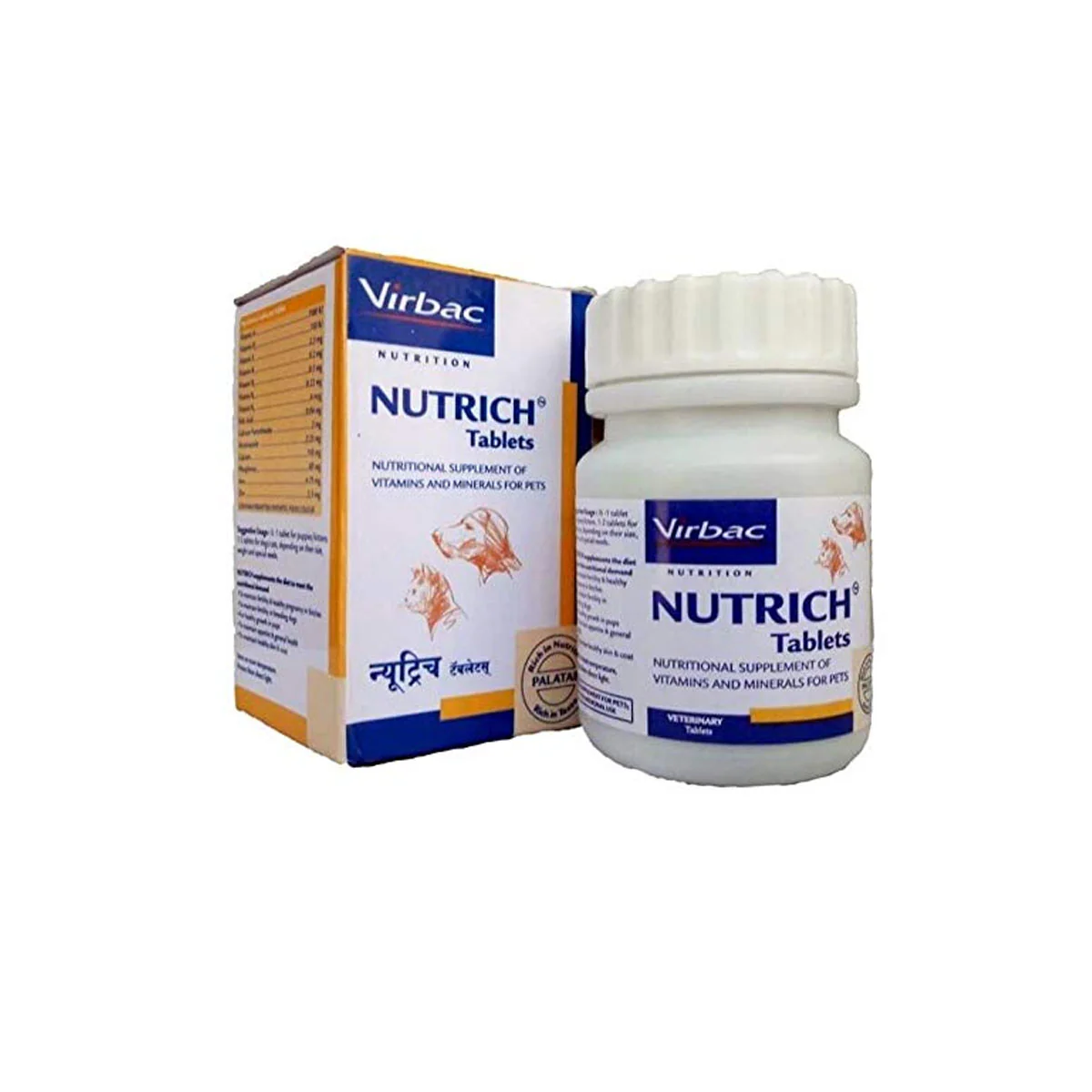 Virbac Nutrich Tablets 60 Tablets