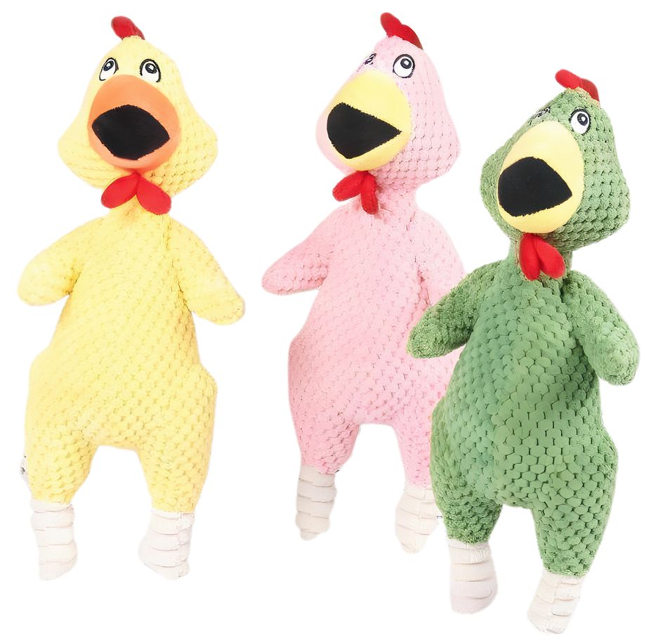 Companion Needs Luxe Smiling Hen Plush Toy