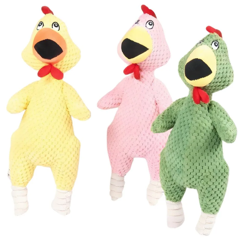 Companion Needs Luxe Smiling Hen Plush Toy