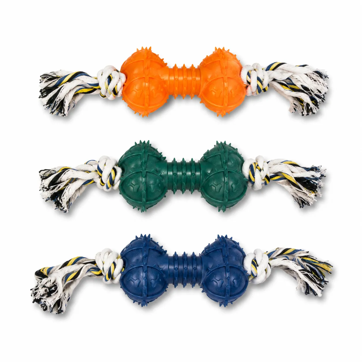 Companion Needs Rope Toy Dumble with Spikes