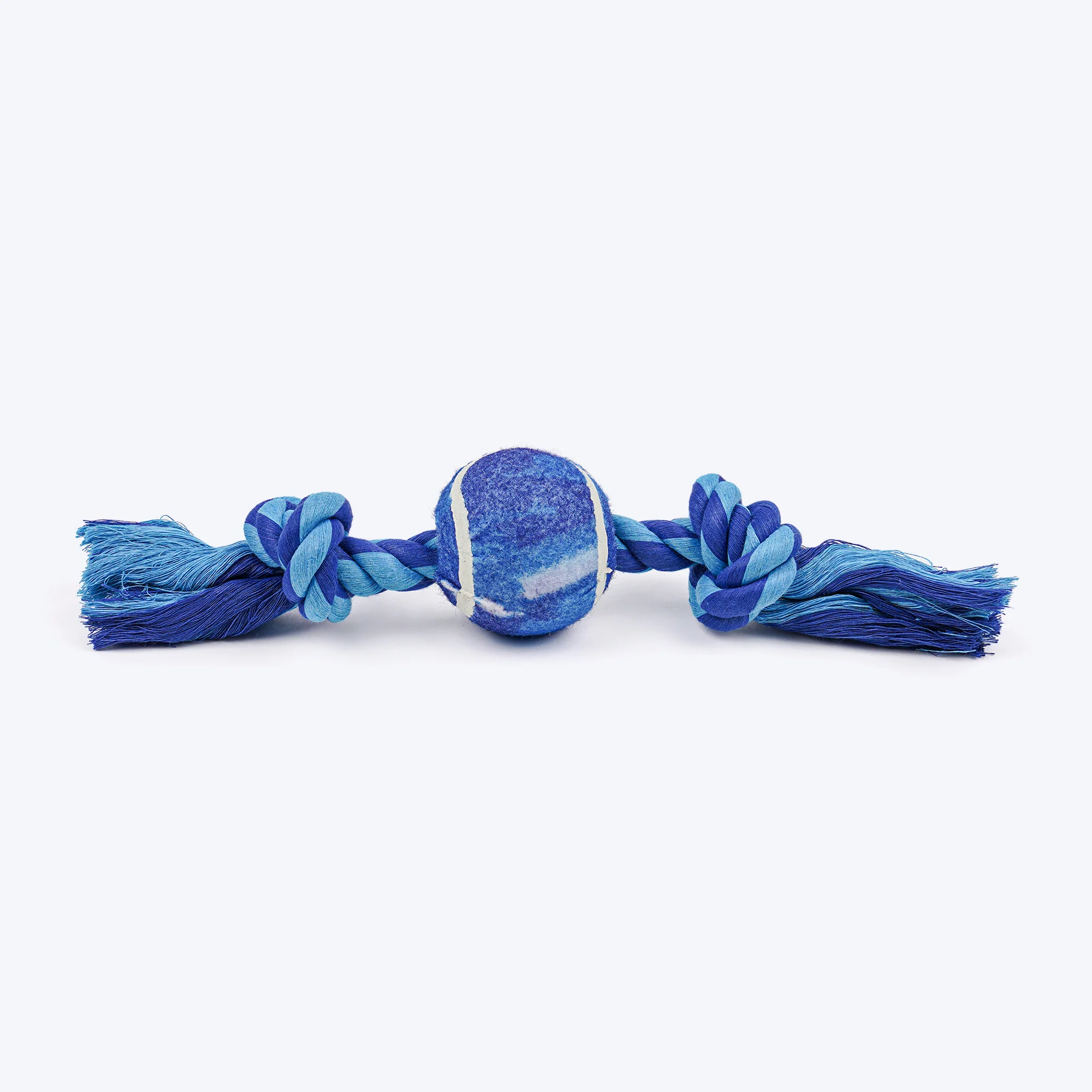Dash Dog Toss & Tug Rope Dog Toy Navy Blue & Turquoise