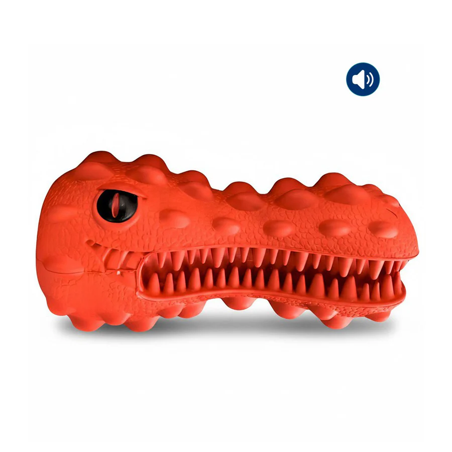 Dokitti Rubber Dinosaur Toy Red