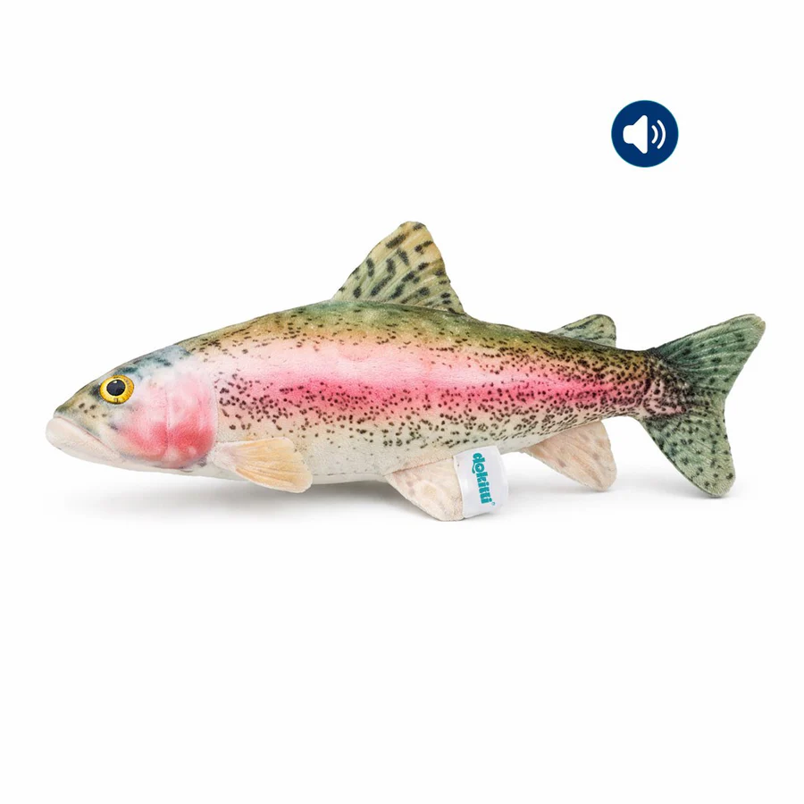 Dokitti Salmon Fish with Crinkle Sound