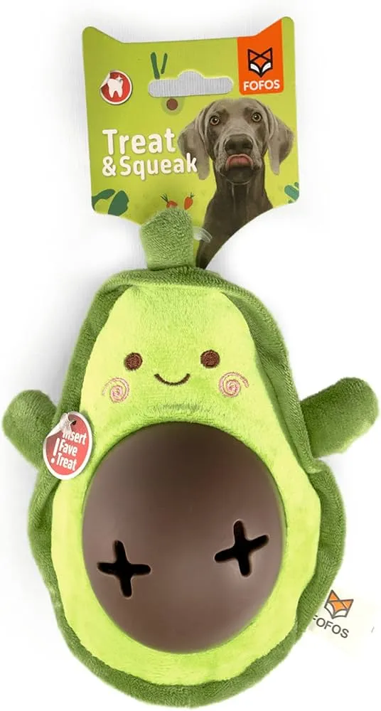 Fofos Cute Treat Toy Avocado