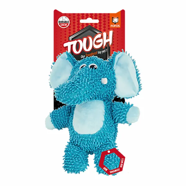 Fofos Elephant Tough Dog Toy