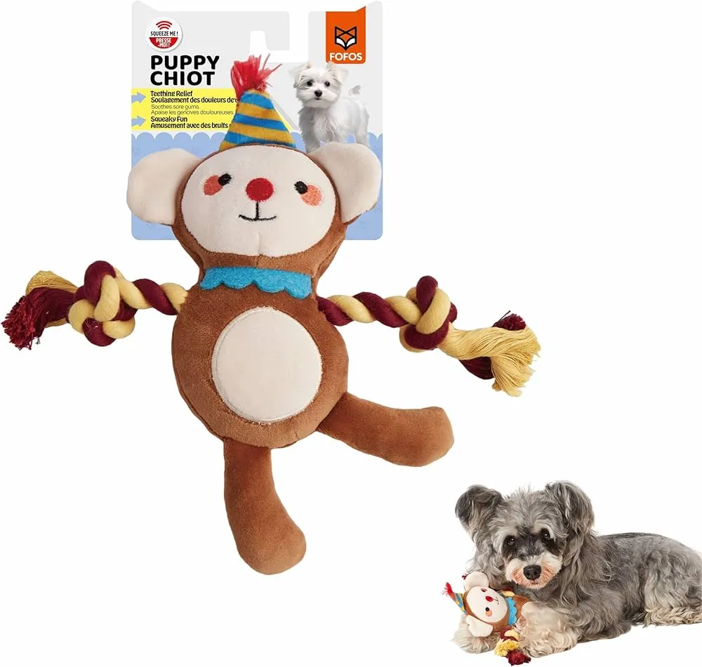 Fofos Fluffy Puppy Toy Monkey