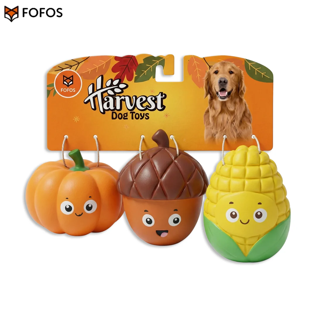 Fofos Harvest Latex Toy 3pk