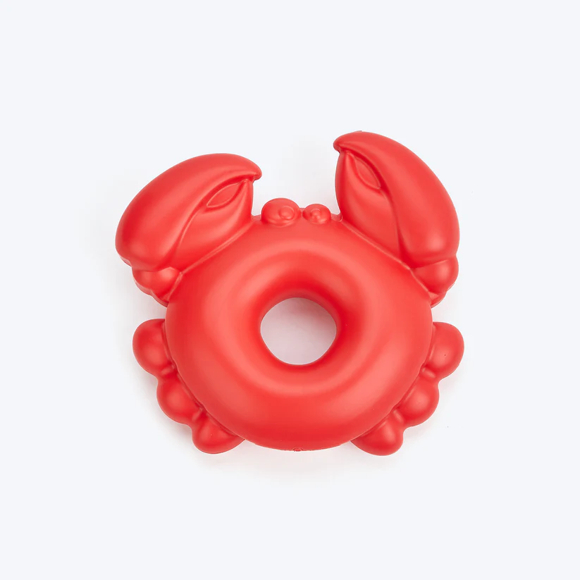 Fofos Ocean Crab Squeaky Chew Toy for Dog