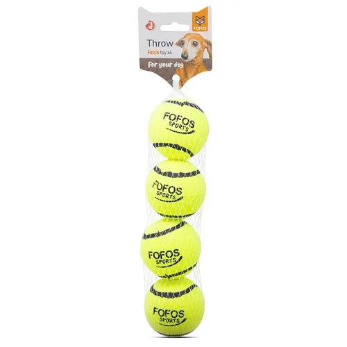 Fofos Sports Fetch Ball 4pk