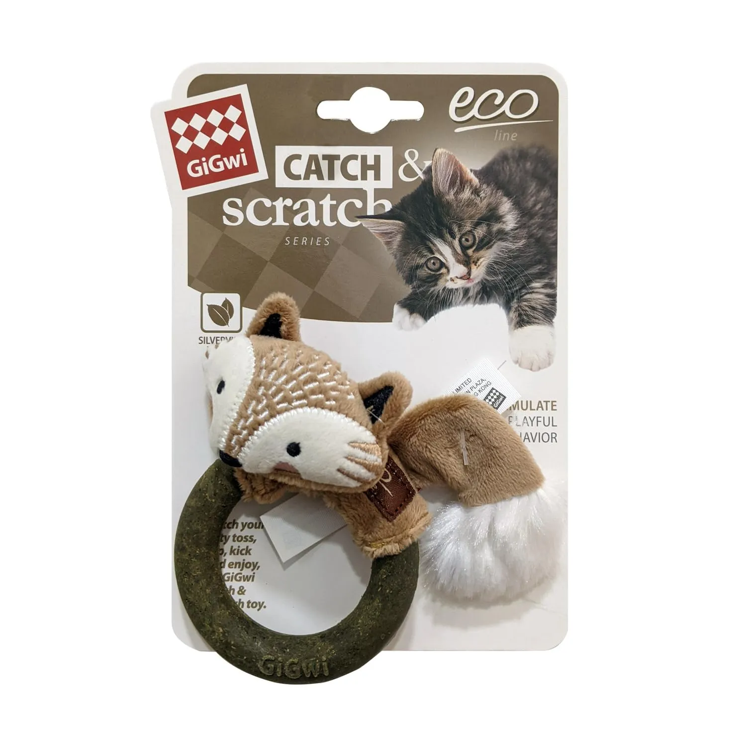 GiGwi Catch & Scratch Eco Line Fox