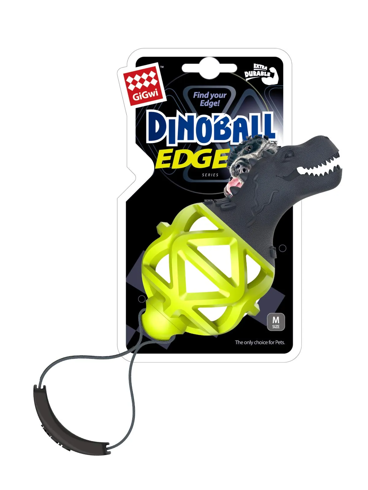 GiGwi Dinoball Edge