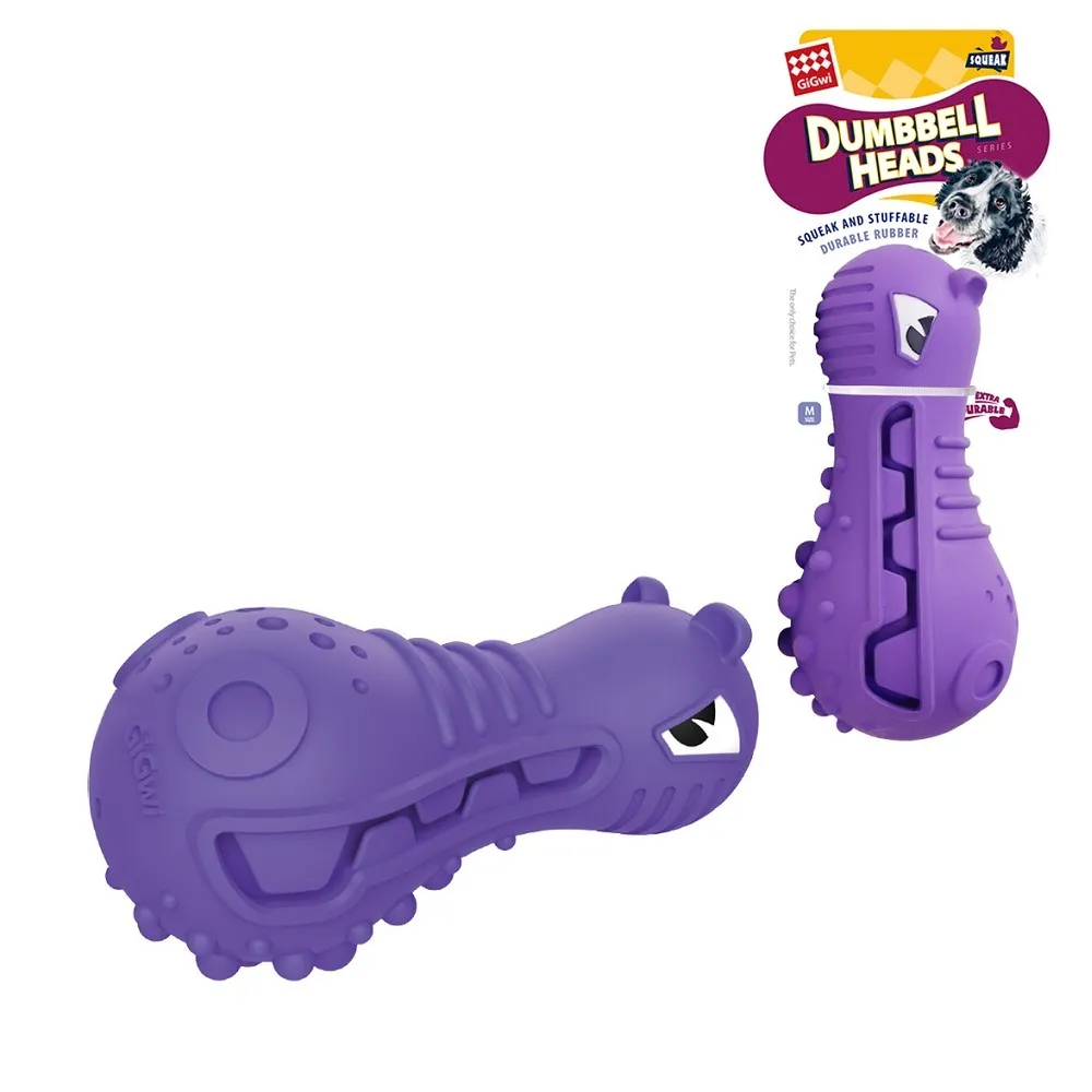 GiGwi Dumbbell Heads Hippo