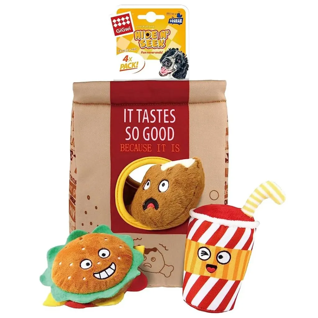 GiGwi Hide N' Seek Fast Food Bag