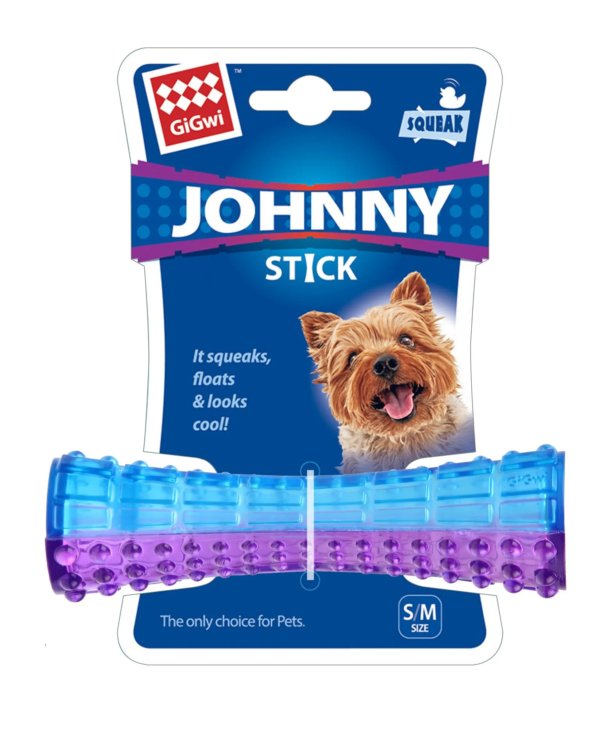 GiGwi Johnny Stick Puppy Purple