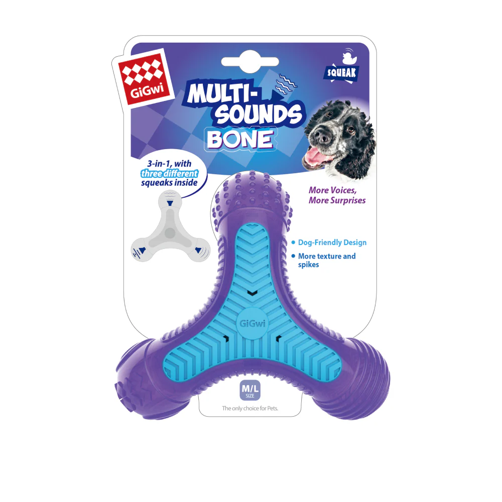 GiGwi Multi-Sounds Bone