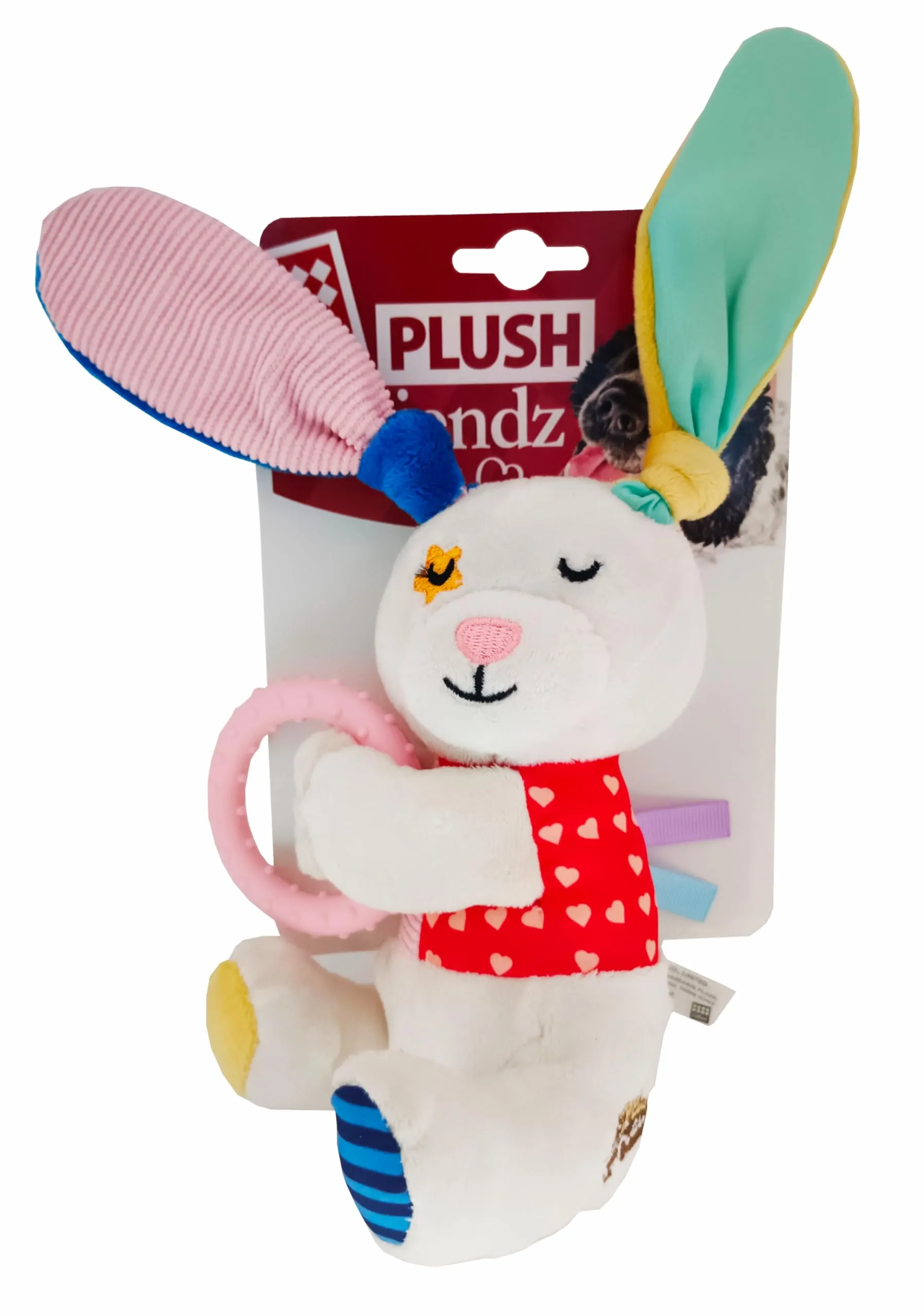 GiGwi Plush Friendz Ring Rabbit