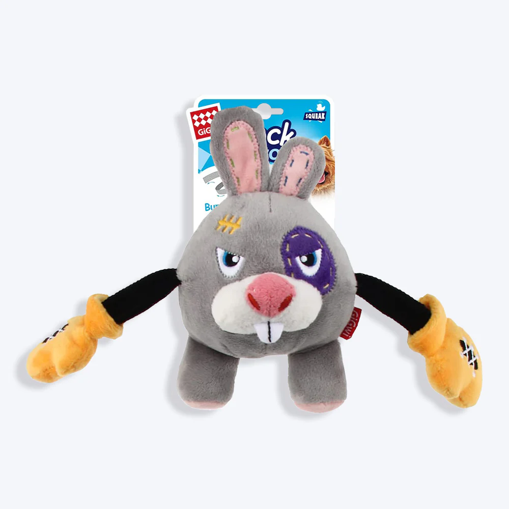 GiGwi Rock Zoo King Boxer Rabbit