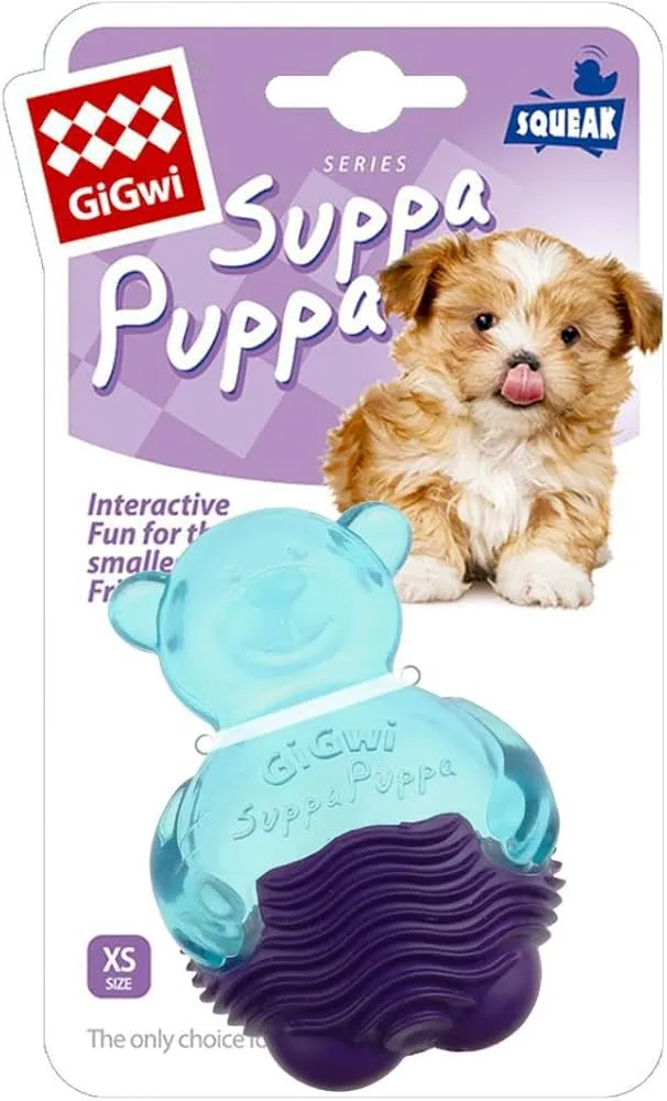 GiGwi Suppa Puppa Bear Blue