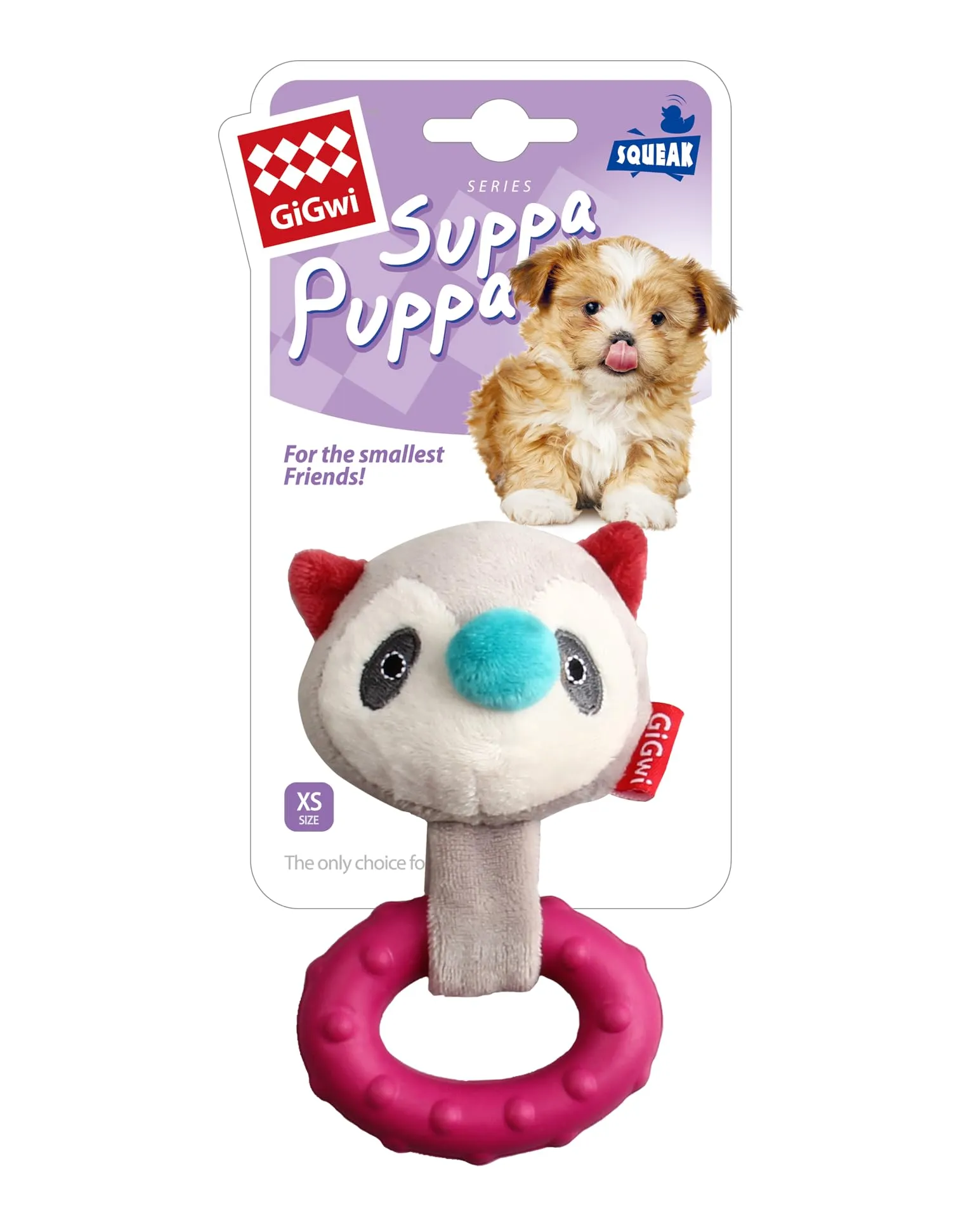 GiGwi Suppa Puppa Ring Raccoon