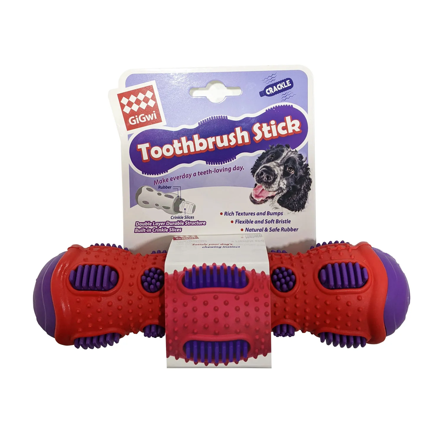 GiGwi Toothbrush Stick with Crackle