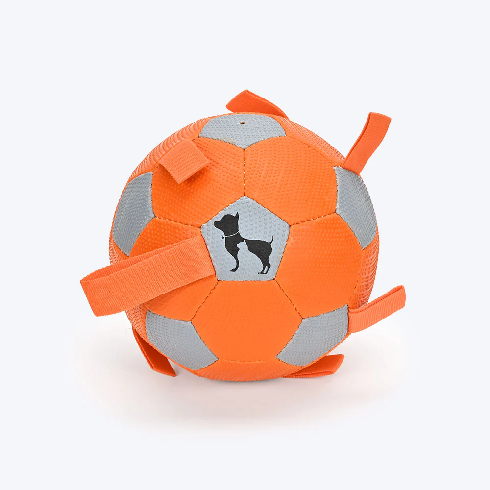 Heads Up For Tails Quintessential Rubber Football For Pets