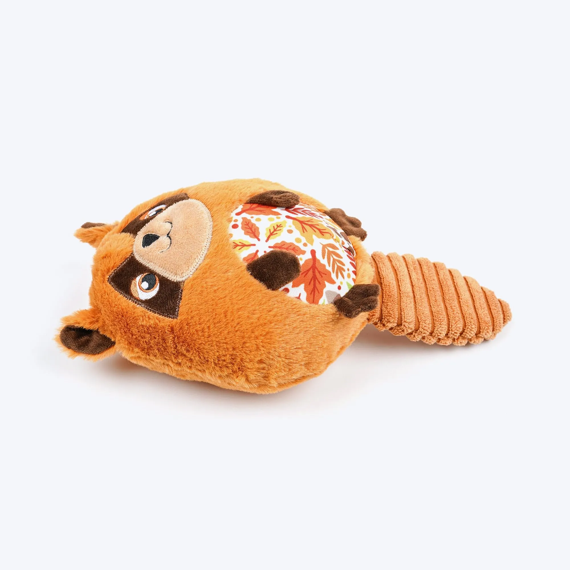 Heads Up For Tails Reggie The Raccoon Squeaky Toy For Puppies