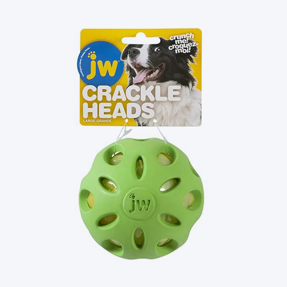 JW Crackle Heads Crackle Ball