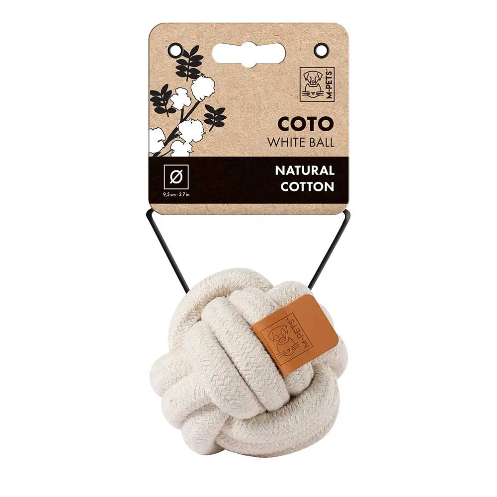 M-Pets Coto White Loop Ball