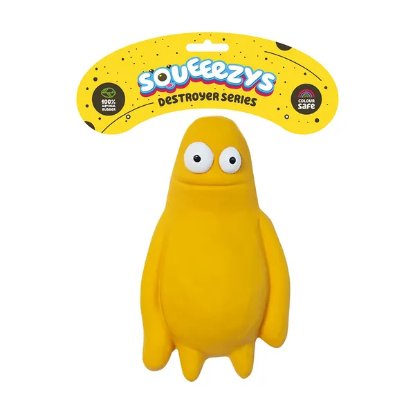 Squeeezys Latex Monster Squeaky Chew Toy for Dogs