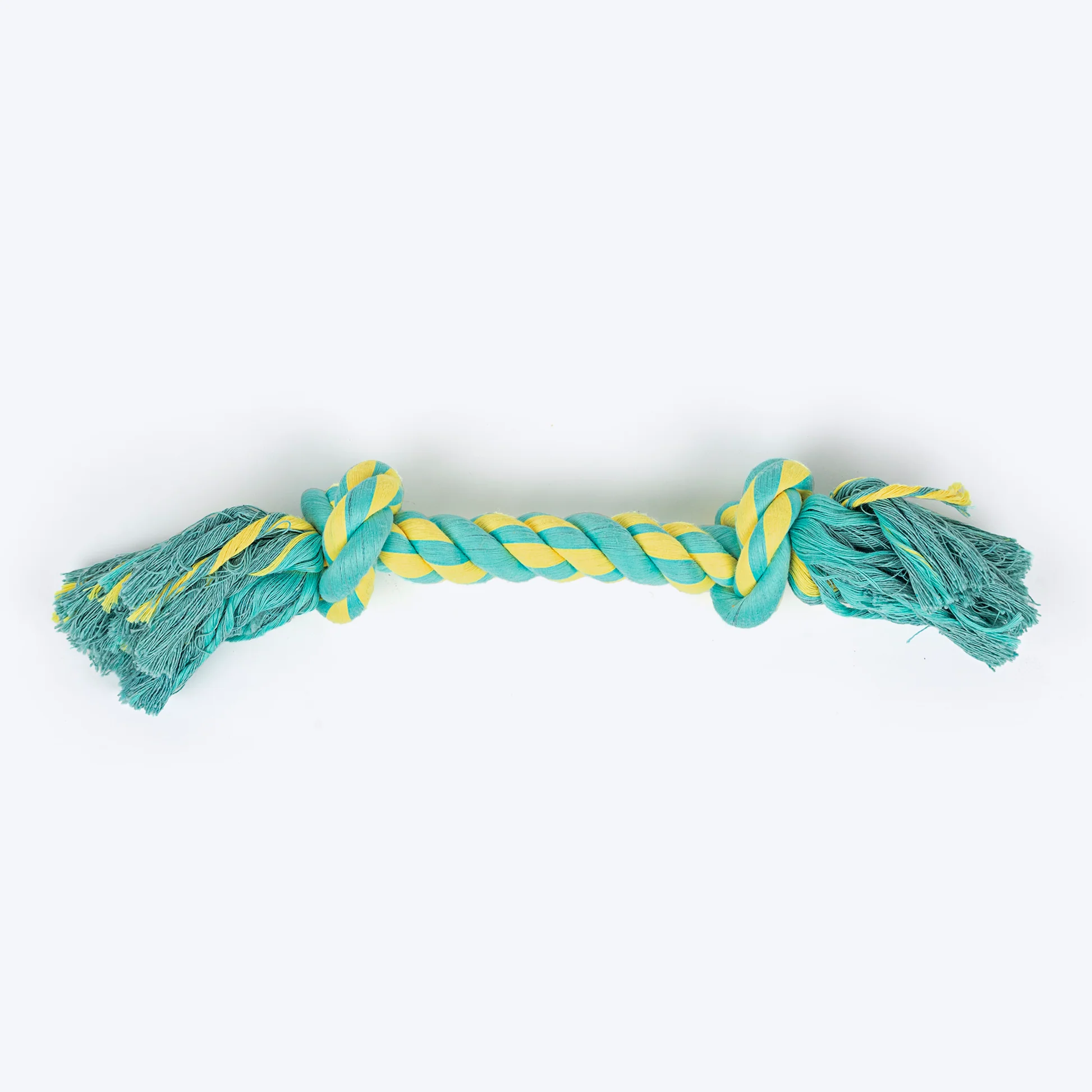 TLC Mighty Tug Rope Toy For Dogs - Blue & Yellow