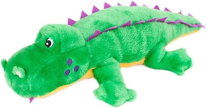 Zippy Paws Grunterz Alvin the Alligator Plush Toy For Dog