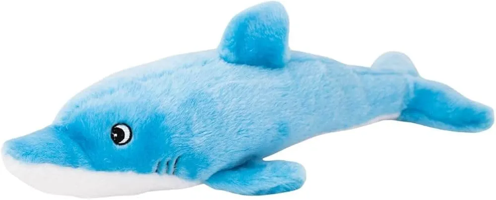 Zippy Paws Jigglerz Dolphin Plush Toy for Dog