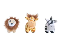 Zippy Paws Miniz 3 - Pack - Jungle Safari