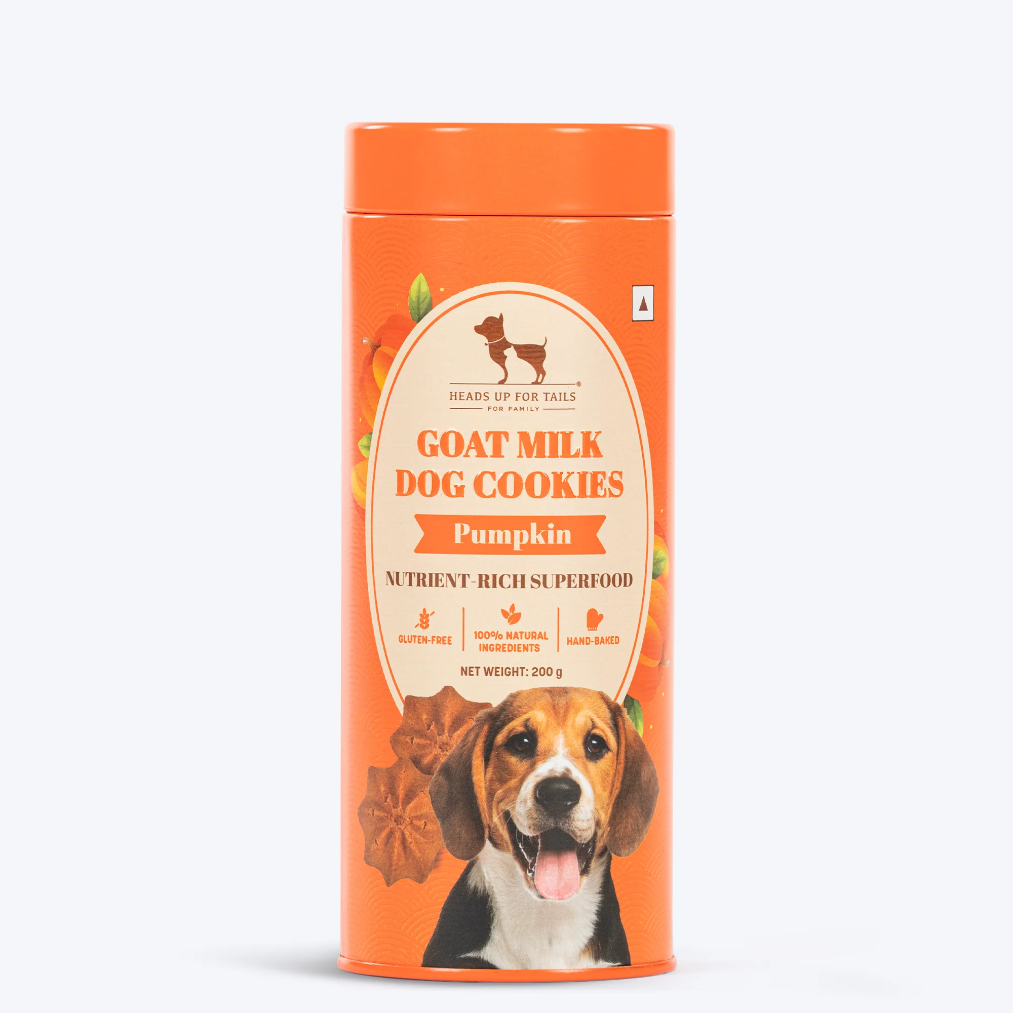 Heads Up For Tails Goat Milk Pumpkin Cookies Gluten Free Dog Treats