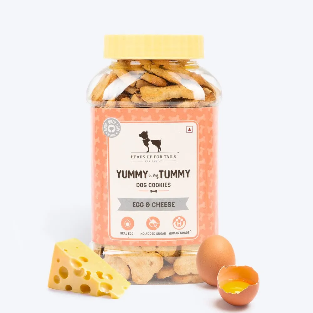 Heads Up For Tails Yummy In My Tummy Egg & Cheese Dog Biscuits