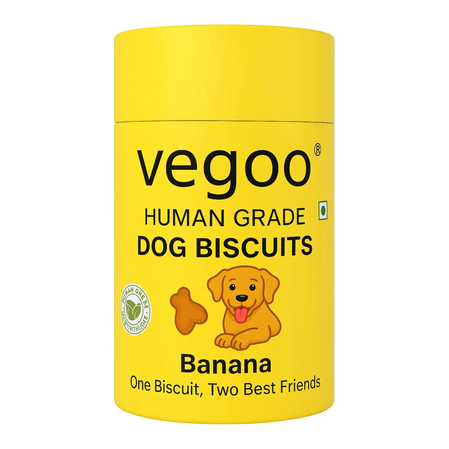 Vegoo Human Grade Dog Biscuits Banana Flavor
