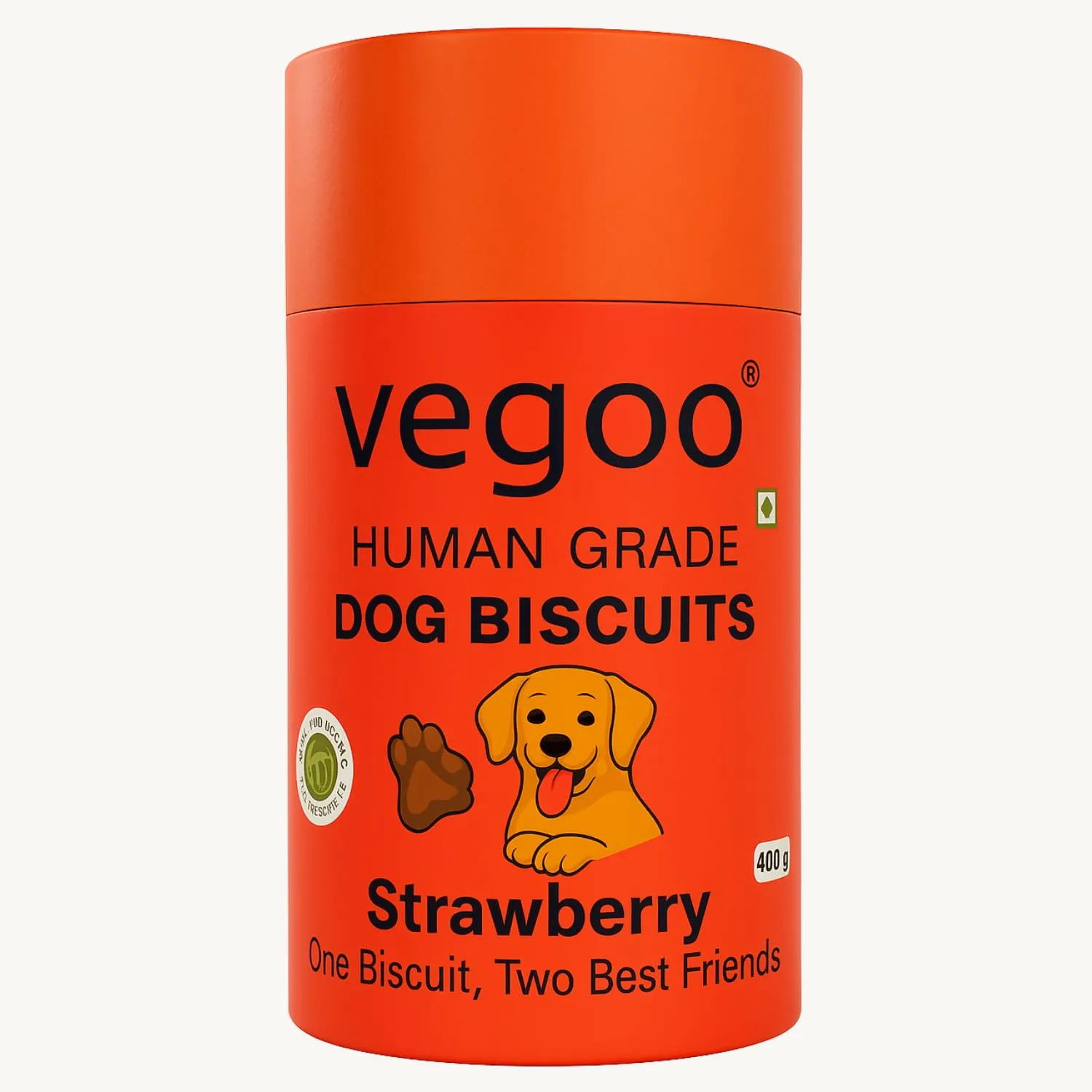 Vegoo Human Grade Dog Biscuits Strawberry Flavor