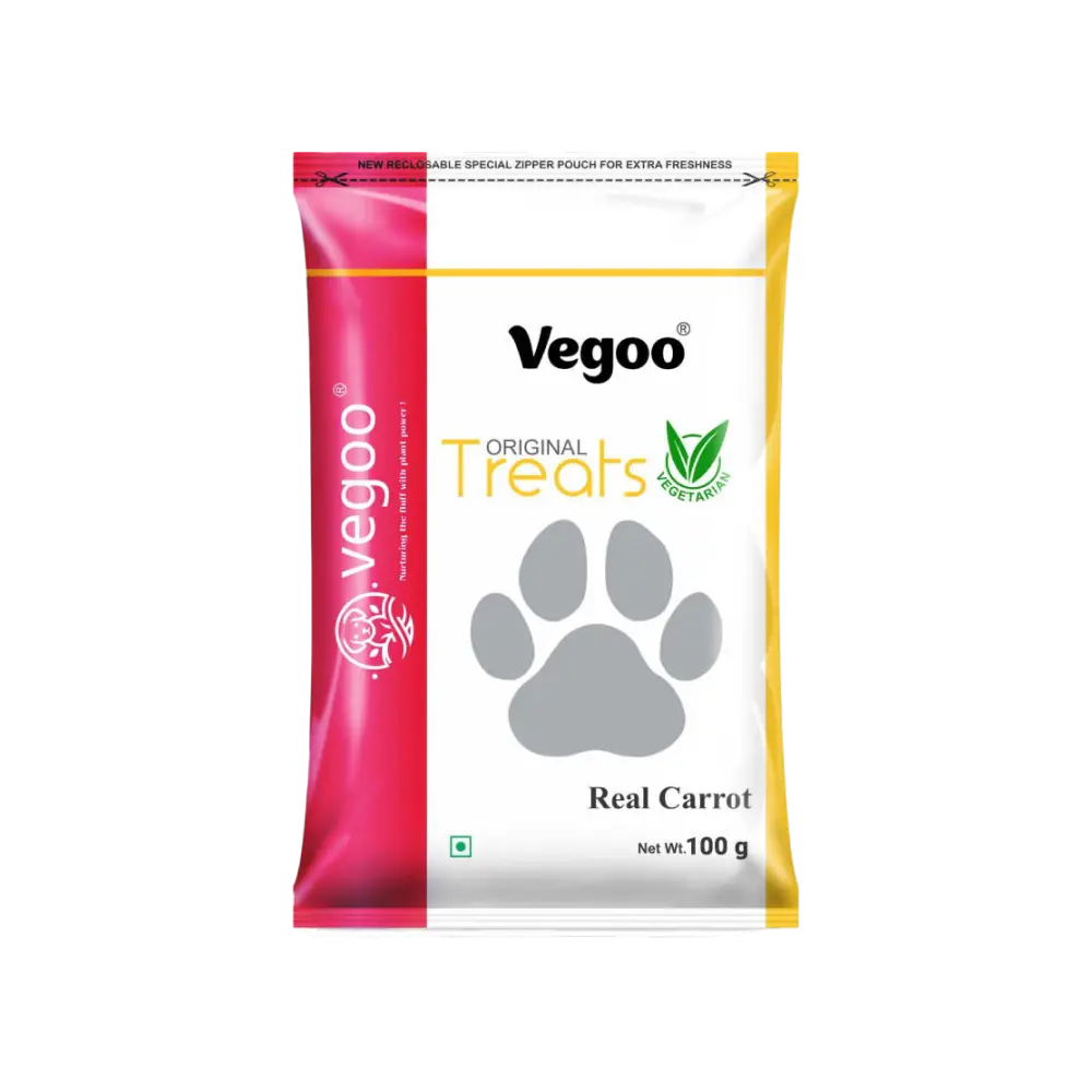 Vegoo Real Carrot Original Treats Suitable For Dog of All Breeds and Ages