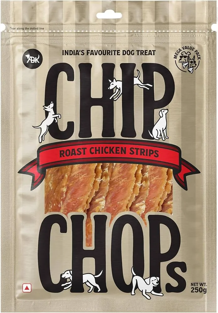 Chip Chops Roast Chicken Strips Dog Treats
