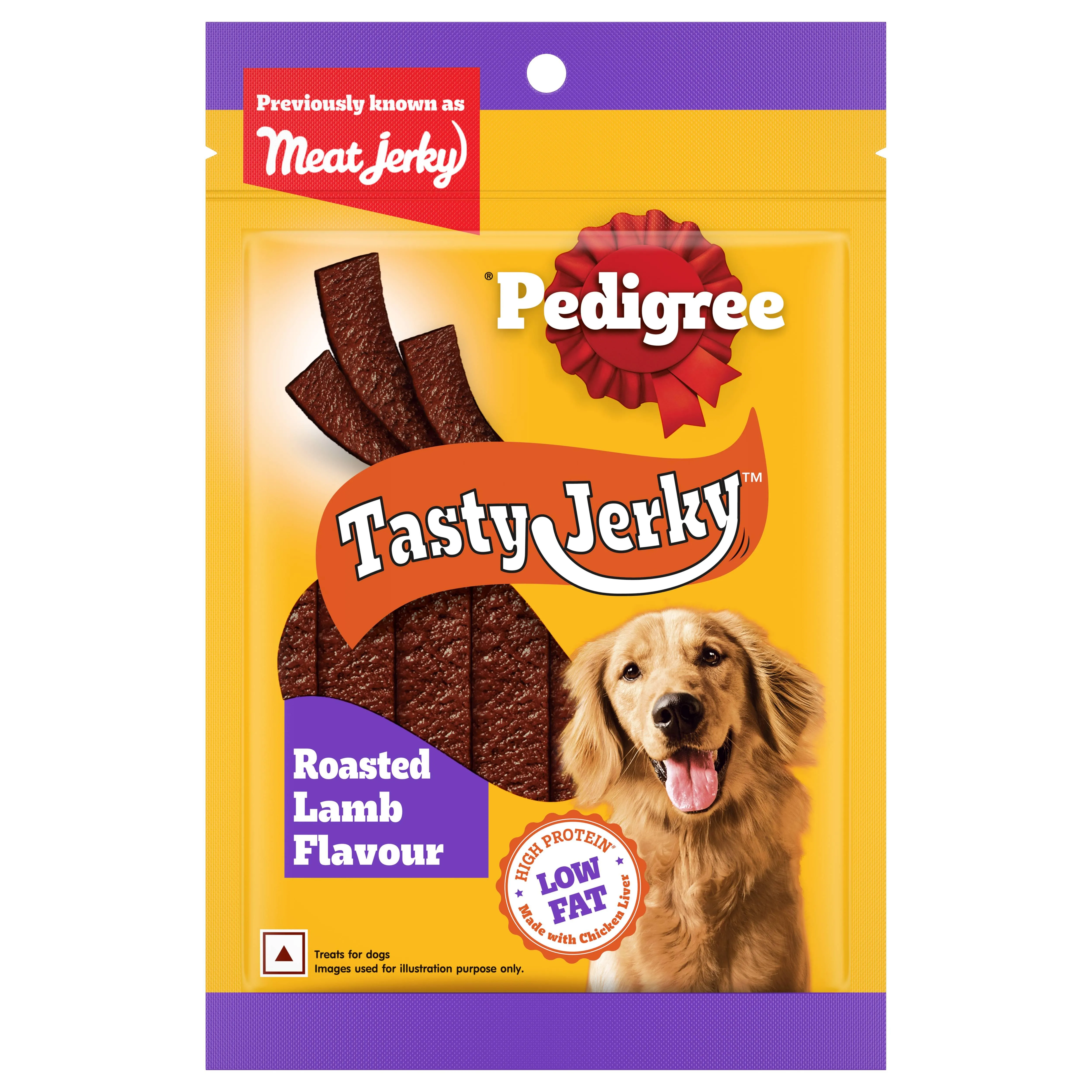 Pedigree Tasty Jerky Roasted Lamb Flavour