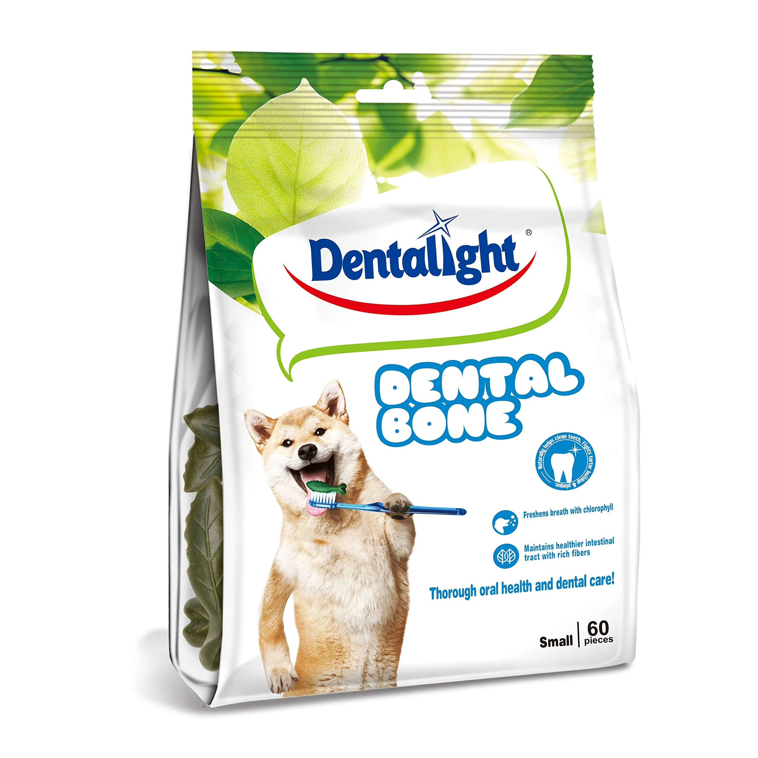 Gnawlers DentaLight Dental Bone Small 60in1
