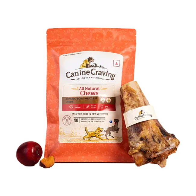Canine Craving Meatless Buffalo Bone Chew Grain Free Dog Treats
