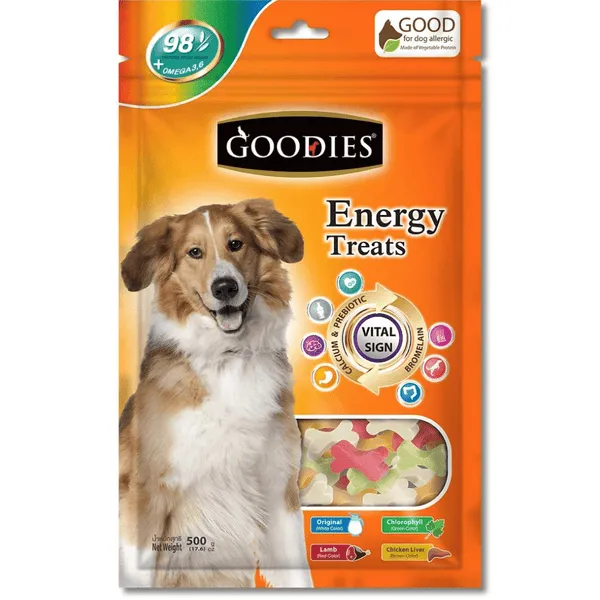Goodies Energy Dog Treats - Bone Shaped